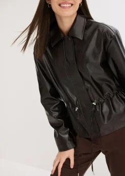 Mujer bonprix bonprix Chaqueta de charol sintético