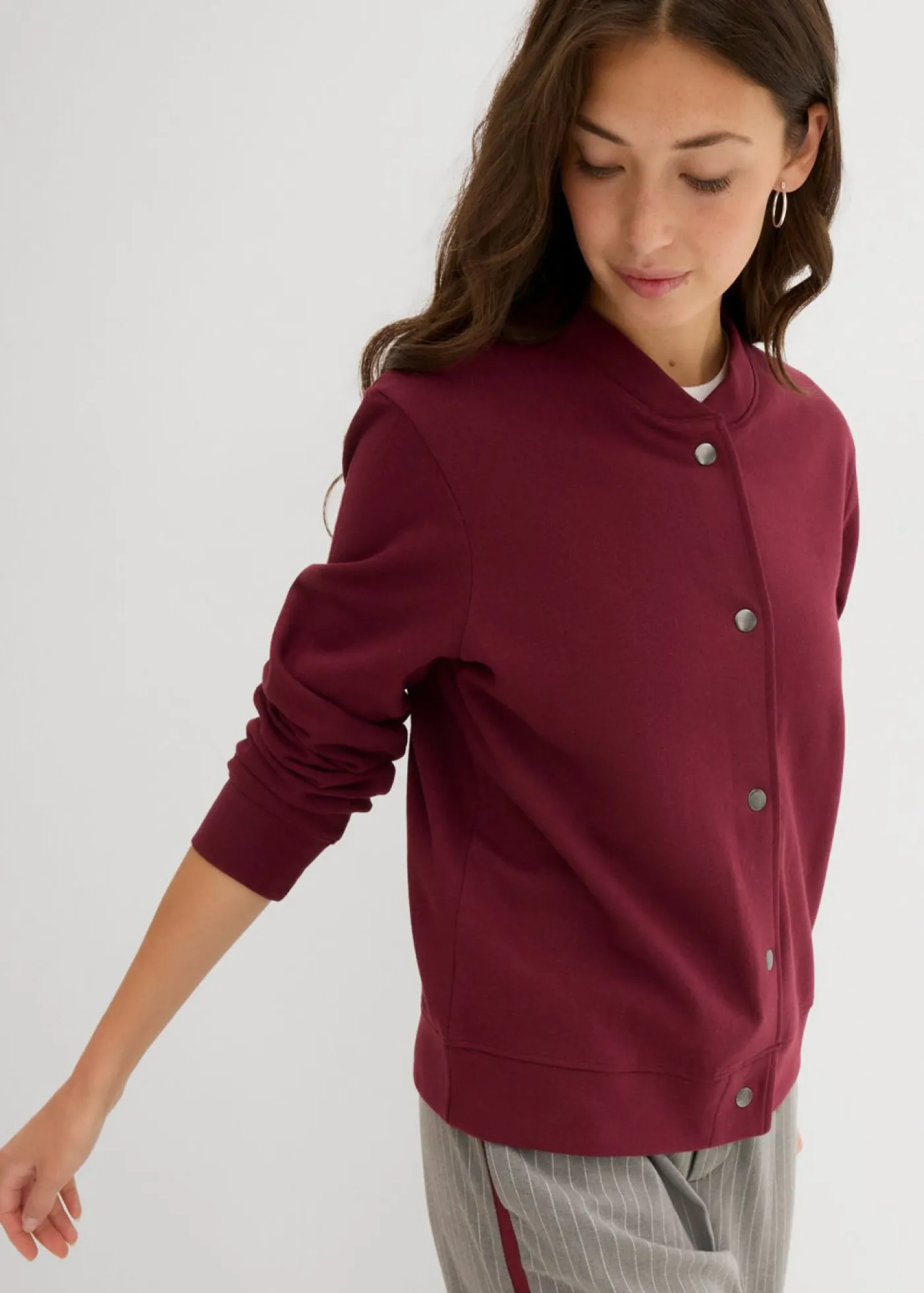 Mujer bonprix bonprix Chaqueta de chándal con botones