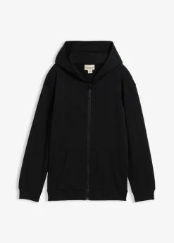Niños bonprix bonprix Chaqueta de chándal con capucha confeccionada con una suave mezcla de algodón orgánico