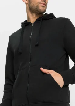 Hombre bonprix bonprix Chaqueta de chándal con capucha (2 unidades)
