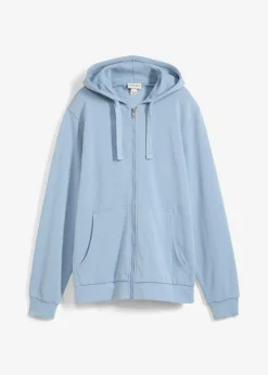 bonprix bonprix Básicos En Rebajas|Ropa Deportiva>Chaqueta de chándal con capucha, regular fit azul pálido