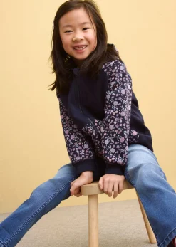 Niños bonprix bonprix Chaqueta de chándal con capucha de algodón orgánico