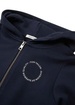 bonprix Tom Tailor Ropa 9 A 16 Años·Sudaderas Y Jerséis>Chaqueta de chándal con capucha de Tom Tailor Azul marino