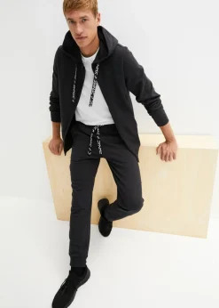 Hombre bonprix bonprix Chaqueta de chándal con capucha de algodón orgánico