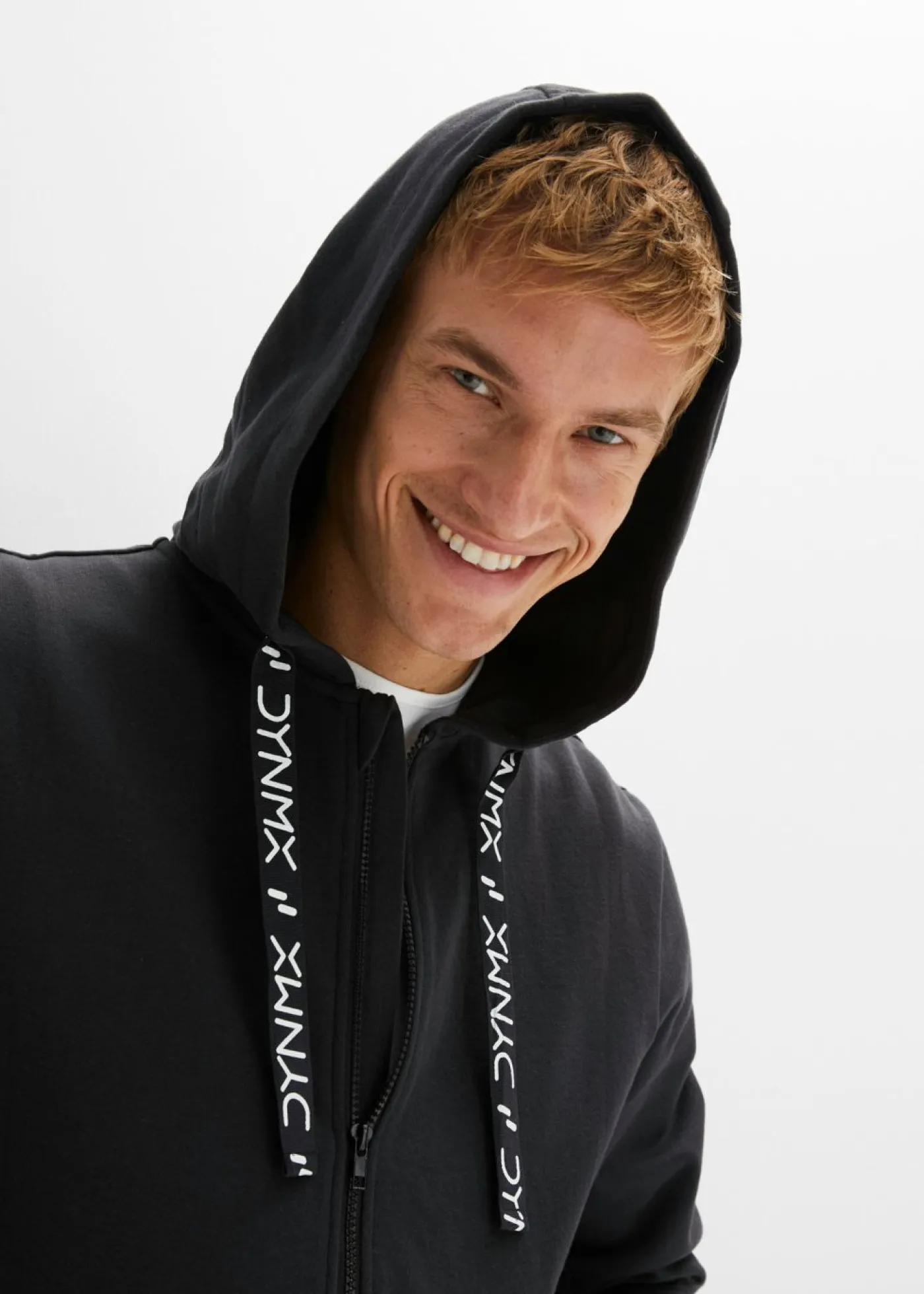 Hombre bonprix bonprix Chaqueta de chándal con capucha de algodón orgánico