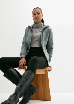 Mujer bonprix bonprix Chaqueta de chándal de algodón puro con capucha