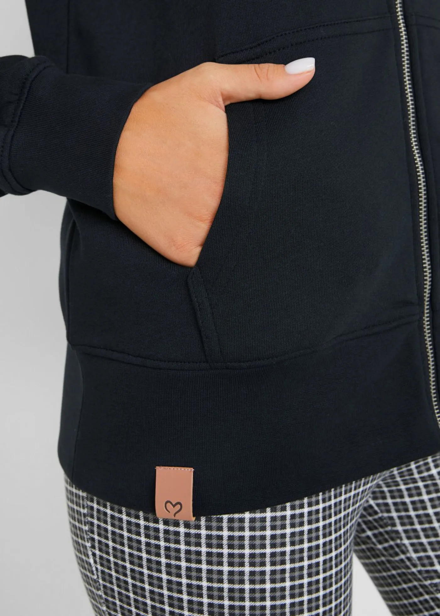 Mujer bonprix bonprix Chaqueta de chándal de algodón puro con capucha