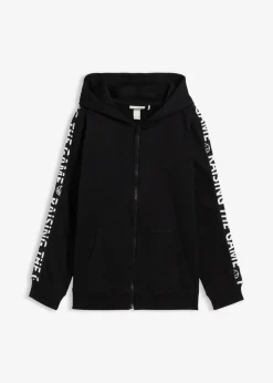 Niños bonprix bonprix Chaqueta de chándal de algodón orgánico con capucha