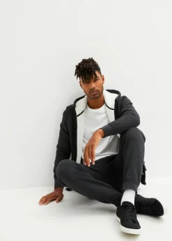 Hombre bonprix bonprix Chaqueta de chándal térmica con forro térmico suave