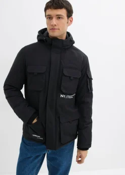 Hombre bonprix bonprix Chaqueta de invierno con capucha y muchos bolsillos prácticos