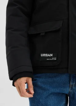 Hombre bonprix bonprix Chaqueta de invierno con capucha y muchos bolsillos prácticos