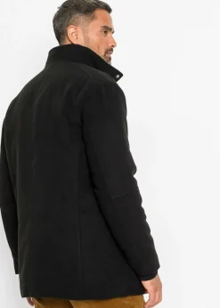 Hombre bonprix bpc selection Chaqueta de invierno con cortavientos en aspecto de lana