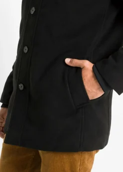 Hombre bonprix bpc selection Chaqueta de invierno con cortavientos en aspecto de lana