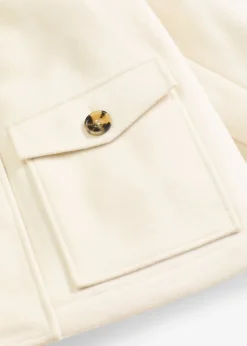 bonprix bonprix Chaquetas Y Abrigos>Chaqueta de invierno con aspecto de lana blanco perla