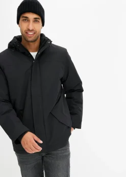 bonprix bonprix Chaquetas Y Abrigos·Chaquetas>Chaqueta de invierno con capucha Negro