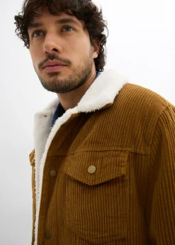 Hombre bonprix bonprix Chaqueta de pana con forro de peluche