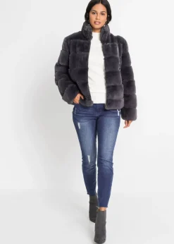 Mujer bonprix bonprix Chaqueta de pelo sintético con cremallera