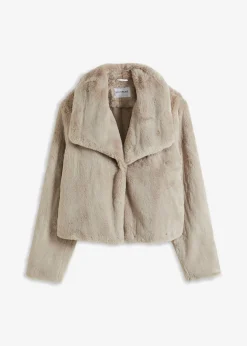 bonprix bonprix Chaquetas Y Abrigos>Chaqueta de pelo sintético Piedra