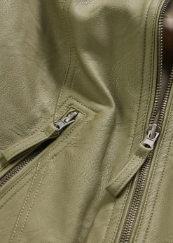 Mujer bonprix bonprix Chaqueta de piel sintética de viscosa pura