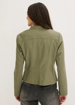 Mujer bonprix bonprix Chaqueta de piel sintética de viscosa pura