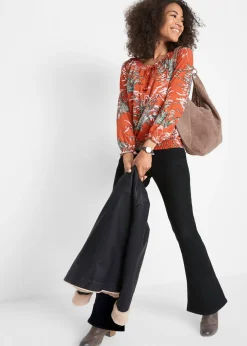 Mujer bonprix bonprix Chaqueta de piel sintética, con forro