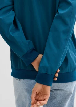 Mujer bonprix bonprix Chaqueta de piloto ancha con forro de leopardo