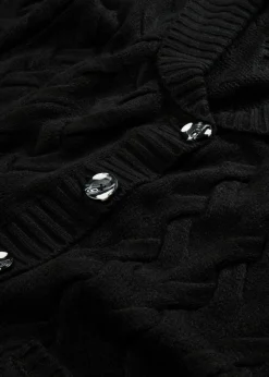 bonprix bonprix Jerséis|Ropa De Punto>Chaqueta de punto Negro