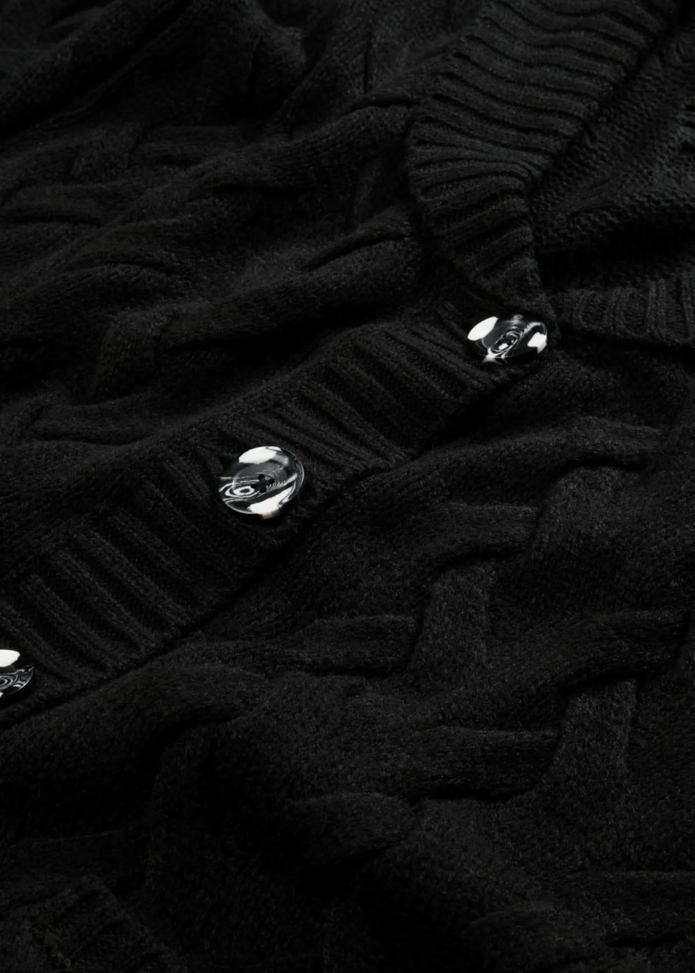 bonprix bonprix Jerséis|Ropa De Punto>Chaqueta de punto Negro