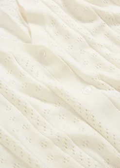 Mujer bonprix bonprix Chaqueta de punto ajour con mezcla de seda