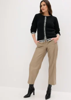 Mujer bonprix bonprix Chaqueta de punto ajour con hilo suave