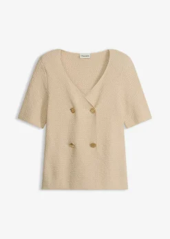 Mujer bonprix bonprix Chaqueta de punto con algodón