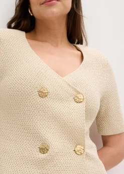 Mujer bonprix bonprix Chaqueta de punto con algodón