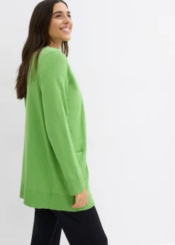 Mujer bonprix bonprix Chaqueta de punto con bolsillos y manga larga