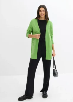 Mujer bonprix bonprix Chaqueta de punto con bolsillos y manga larga