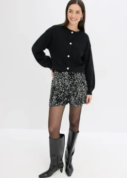 Mujer bonprix bonprix Chaqueta de punto con botones decorativos