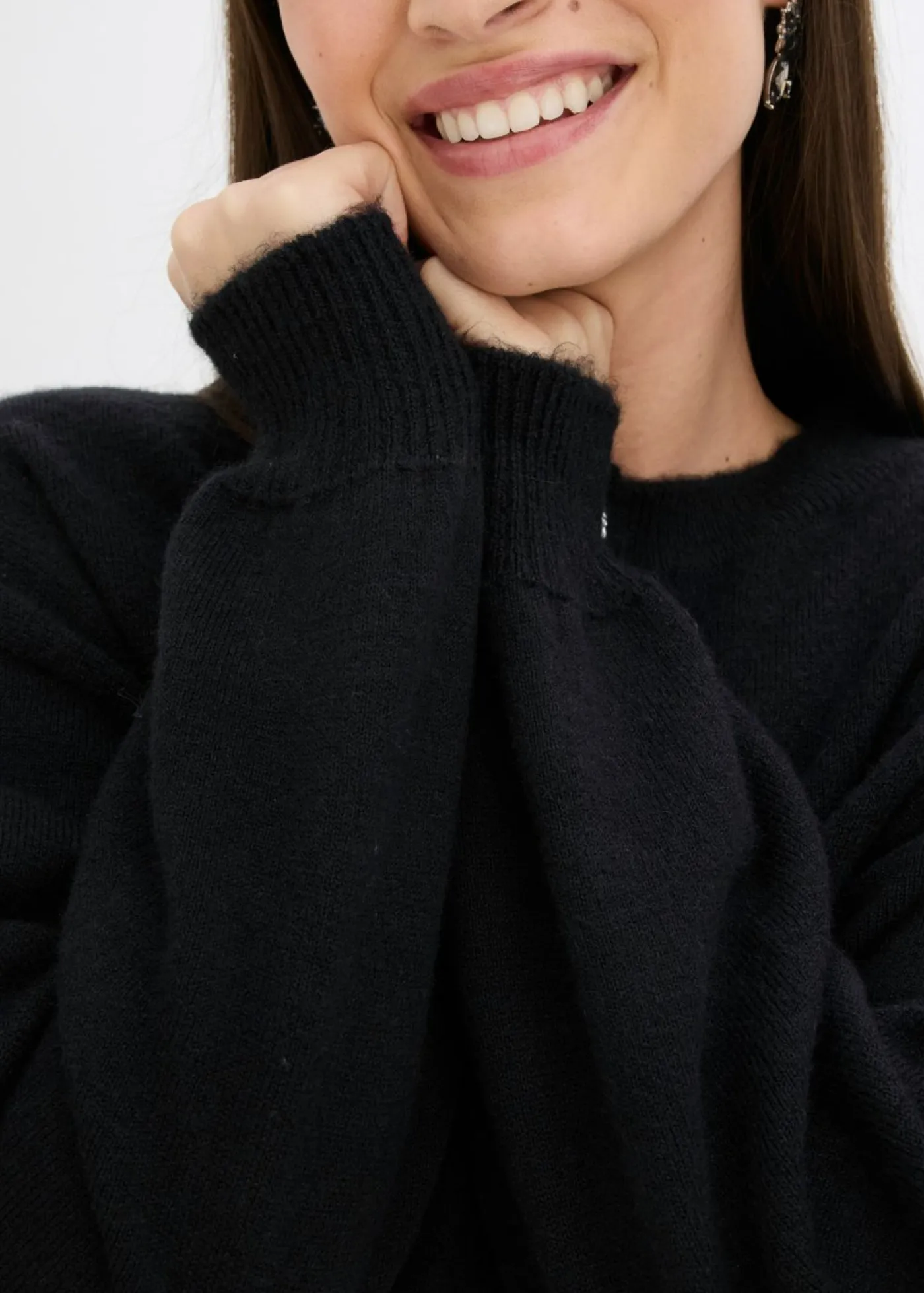 Mujer bonprix bonprix Chaqueta de punto con botones decorativos