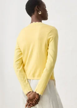 Mujer bonprix bonprix Chaqueta de punto con contenido de seda