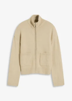 Mujer bonprix bonprix Chaqueta de punto con cremallera