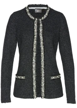 Mujer bonprix bonprix Chaqueta de punto con perlas