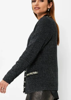 Mujer bonprix bonprix Chaqueta de punto con perlas