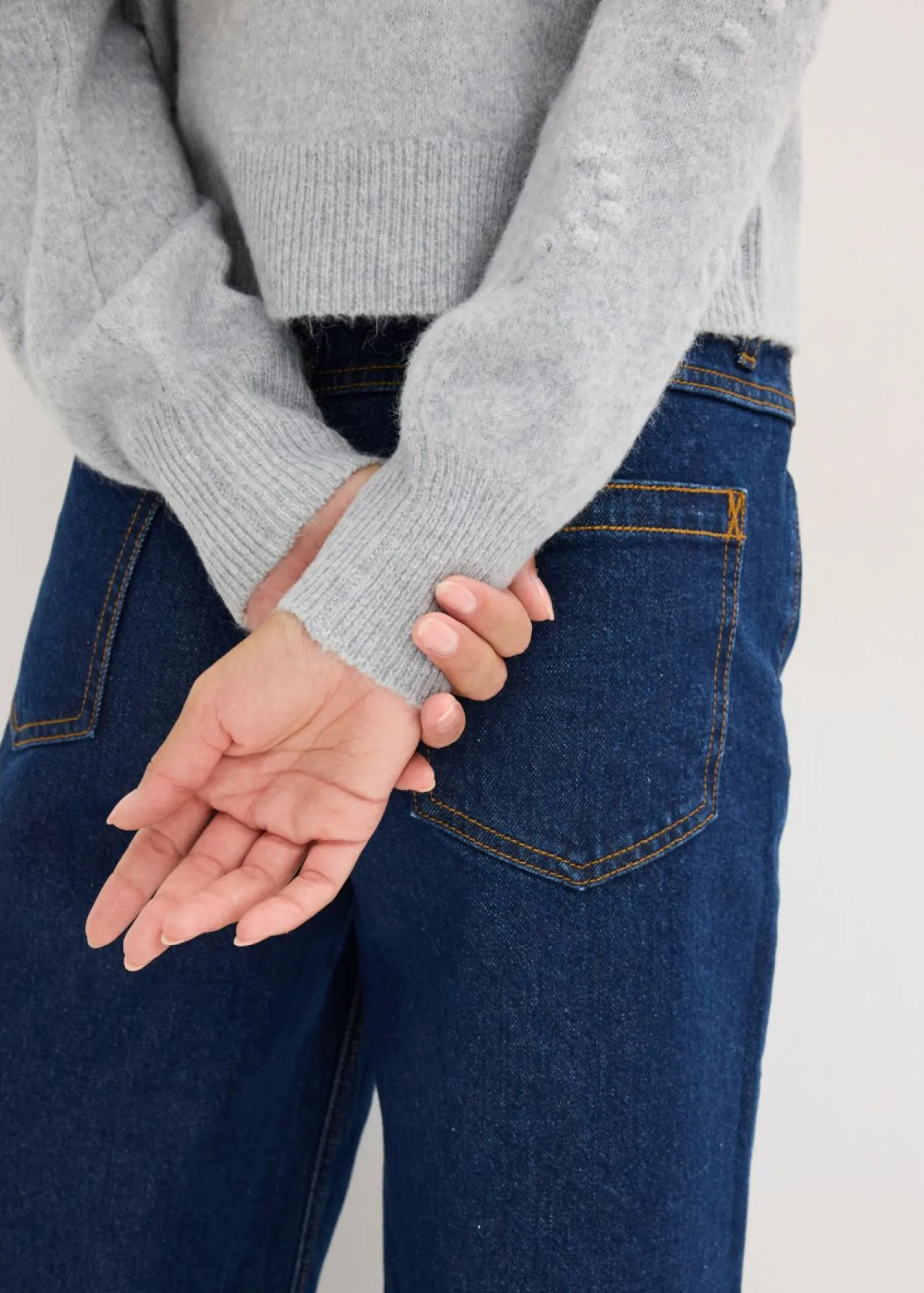 bonprix bonprix Jerséis|Ropa De Punto>Chaqueta de punto con textura gris claro jaspeado moteado