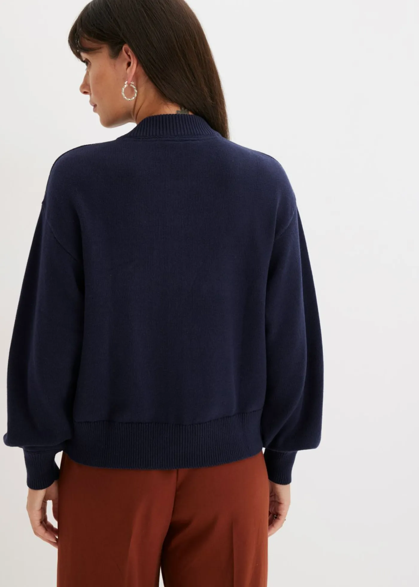 Mujer bonprix bonprix Chaqueta de punto de algodón puro