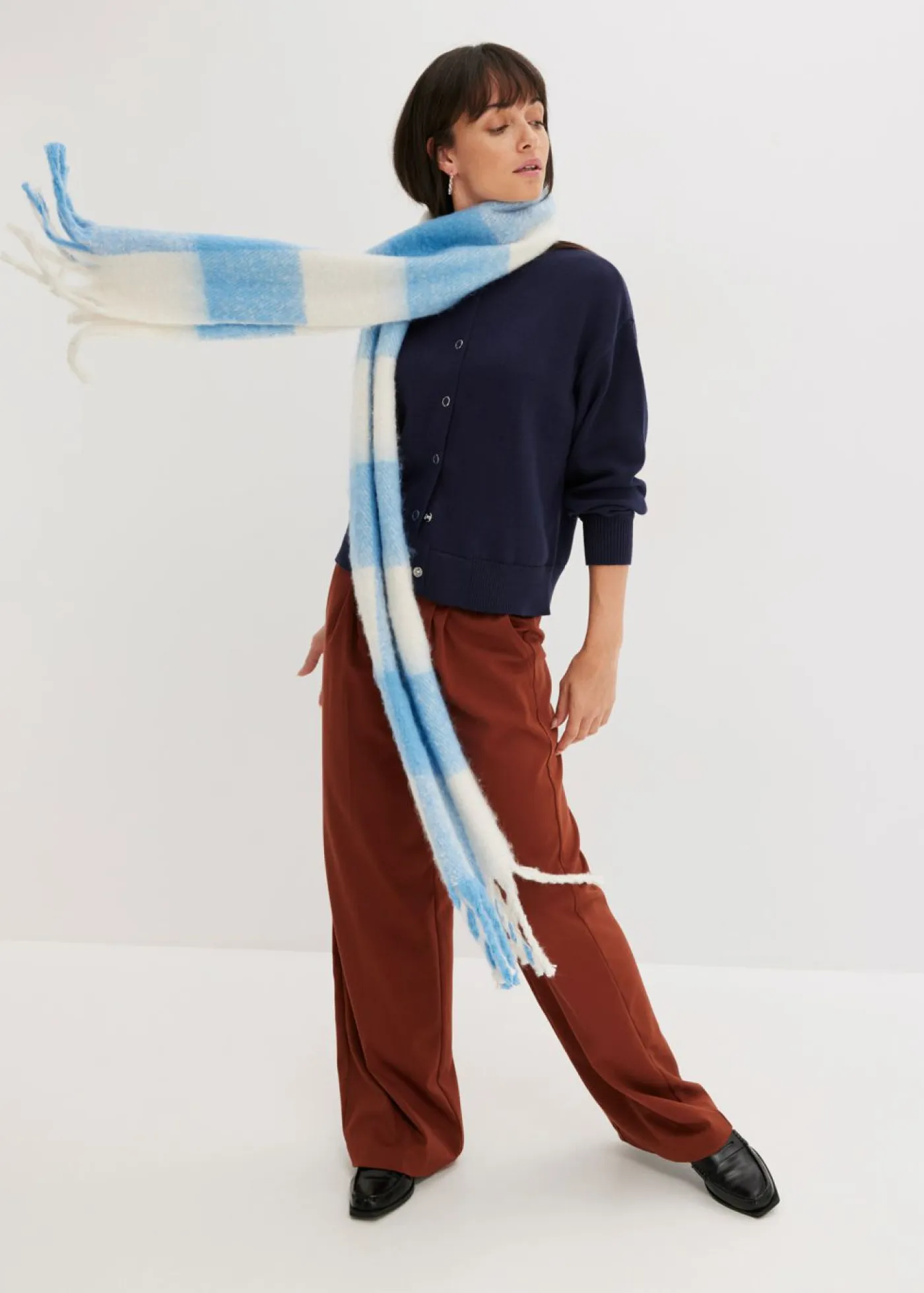 Mujer bonprix bonprix Chaqueta de punto de algodón puro