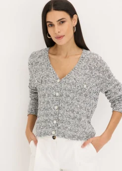 Mujer bonprix bonprix Chaqueta de punto de bouclé