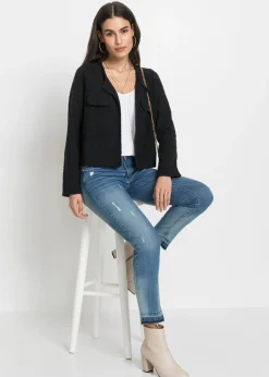 Mujer bonprix bonprix Chaqueta de punto de bouclé