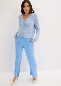 Mujer bonprix bonprix Chaqueta de punto de bouclé