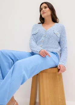 Mujer bonprix bonprix Chaqueta de punto de bouclé