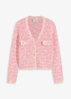 Mujer bonprix bonprix Chaqueta de punto de bouclé