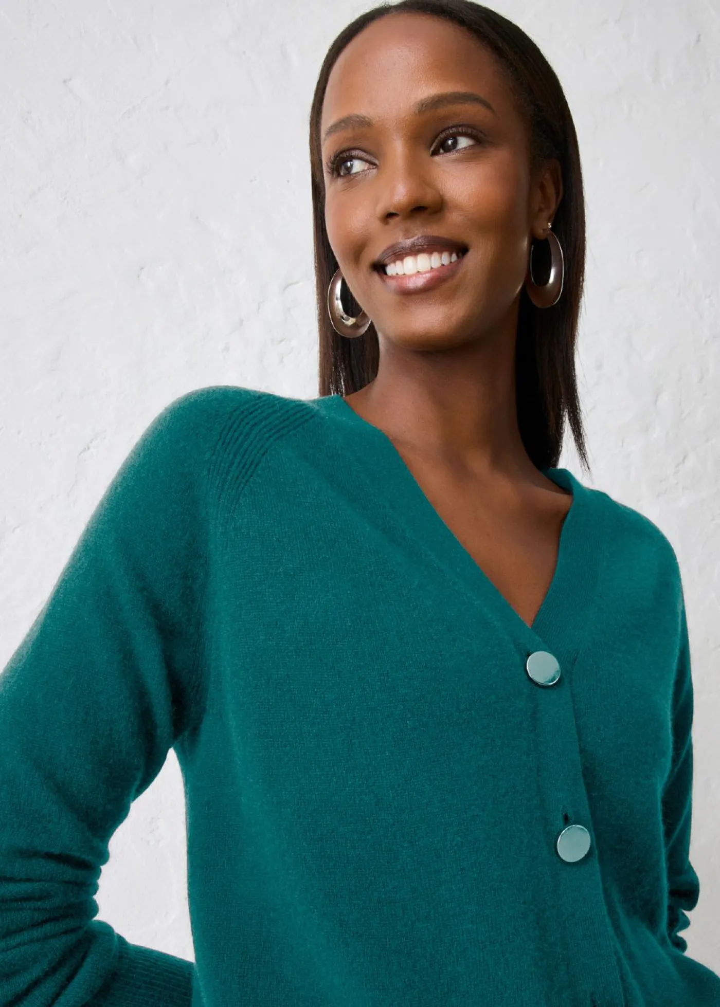 Mujer bonprix bonprix Chaqueta de punto de cachemira con Good Cashmere Standard®