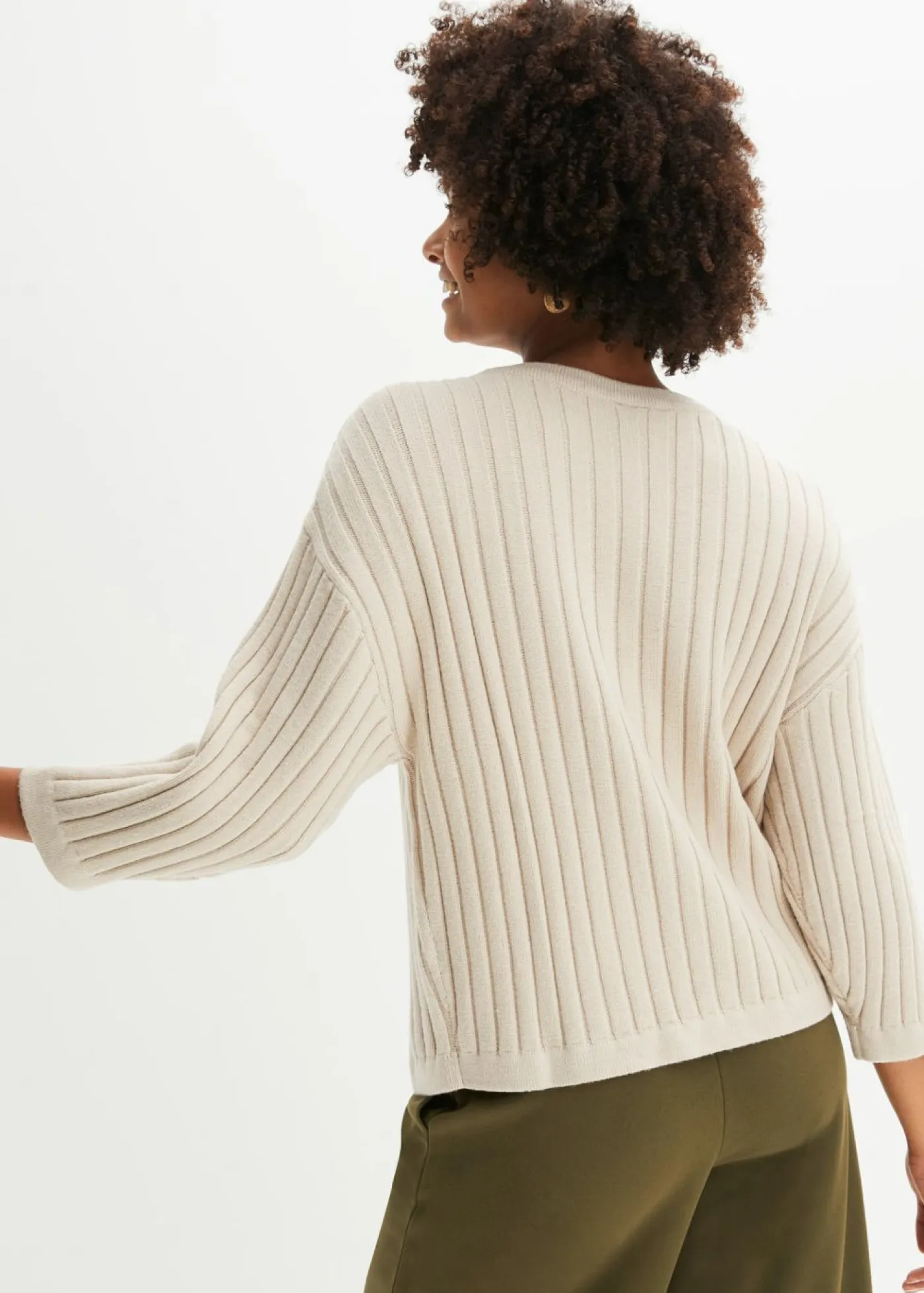 Mujer bonprix bonprix Chaqueta de punto de estilo boxy